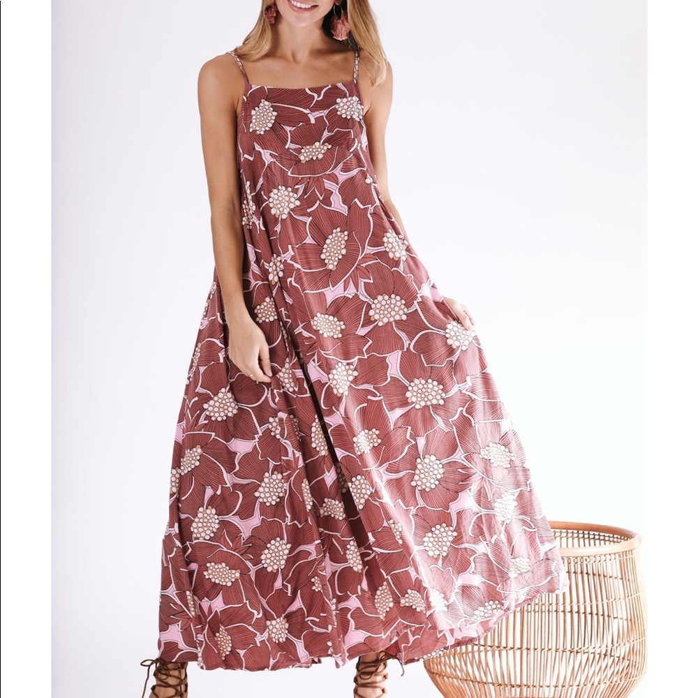 Ava sky dress